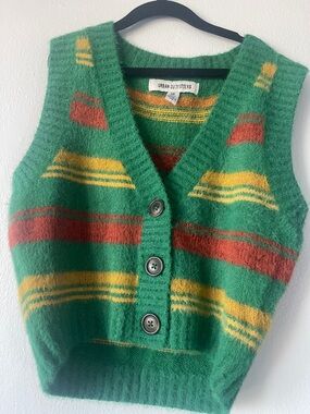 Urban Outfitters Multicolor Striped Knit Vest